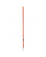 Κοντάρι σλάλομ με μεταλλικό καρφί Slalom Pole 1.6m - Flexible with Spikes 30mm Red Ligasport