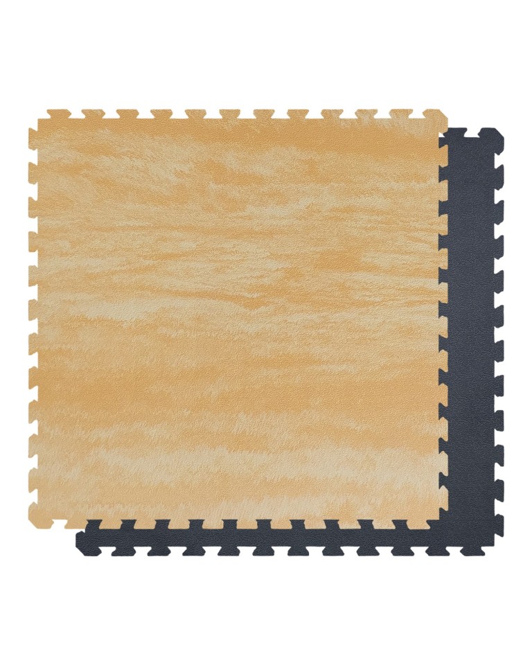 Δάπεδο προστασίας Puzzle EVA (Μαύρο/Πορτοκαλί) 2.5cm  Β 4100 25