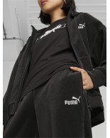 Γυναικείο Παντελόνι Φόρμας Puma ESS Elevated Velour Straight Pants 675993-01