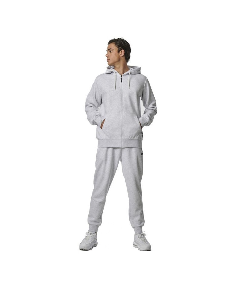 Ανδρική Ζακέτα με Κουκούλα Body Action Men's Full Zip Function Jacket 073324 01 (Grey)