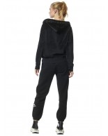 Γυναικεία Ζακέτα με Κουκούλα Body Action Women's Velour Hoodie Jacket 071319-01 (Black)