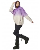 Ζακέτα με Κουκούλα Body Action Dip Dyed Hoodie 063318-13C  (Lilac)