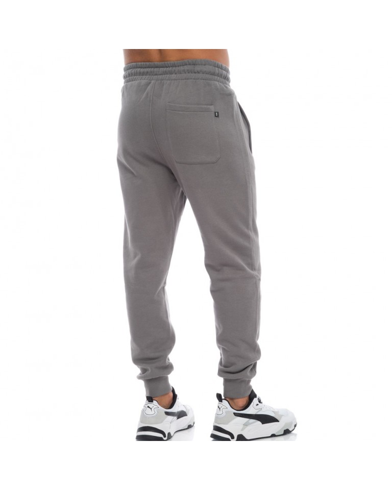 Ανδρικό Παντελόνι Φόρμας Be Nation Logo Elastic Hem Pant Charcoal 3F 02302301A-1