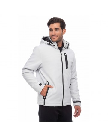 Ανδρικό Μπουφάν Be Nation Softshell Jacket With Detachable Hood L.Grey 3A 08302303