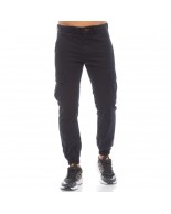 Ανδρικό Παντελόνι Φόρμας Be Nation Cargo Pants Elastic Hem Black 01 02302308