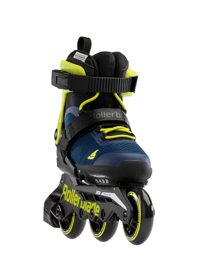 Αυξομειούμενα πατίνια Rollerblade Microblade 3WD 2021 Blue Royal/Lime 071044