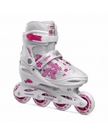 Αυξομειούμενα Inline Skates Roces Jokey 3.0 Girl Λευκό/Ρόζ 18.400846/WP (Size 30-33)