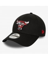 New Era Chicago Bulls NBA Infill 9FORTY Adjustable Cap - Black 60434958