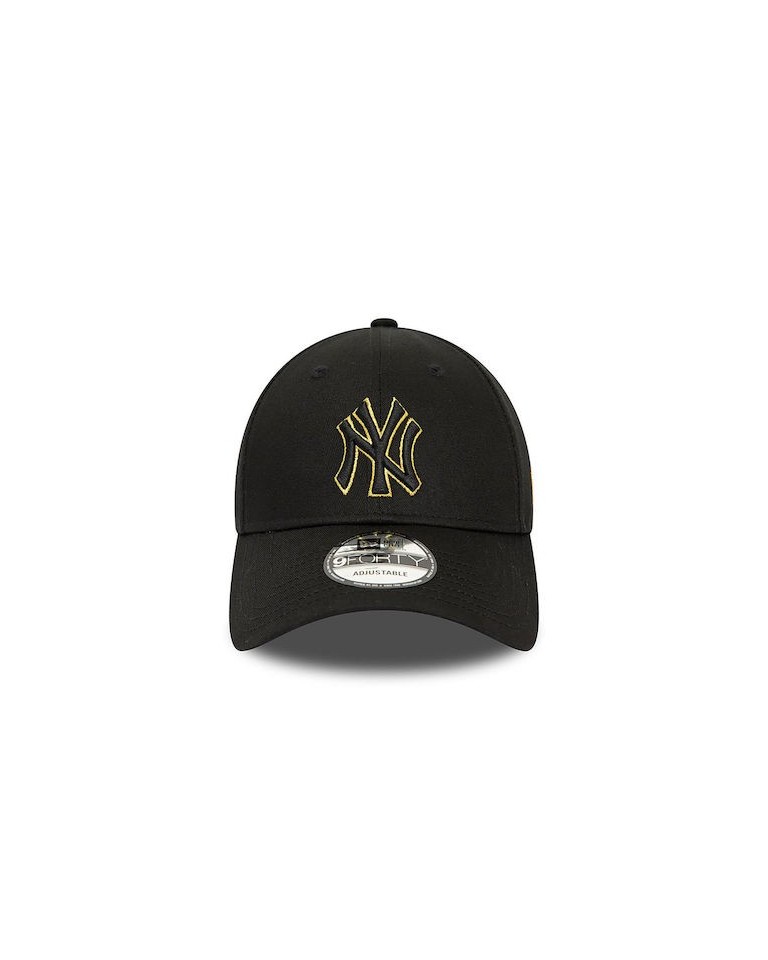 Αθλητικό Καπέλο NEW ERA New York Yankees Metallic Outline Black 9FORTY Adjustable Cap  60435135