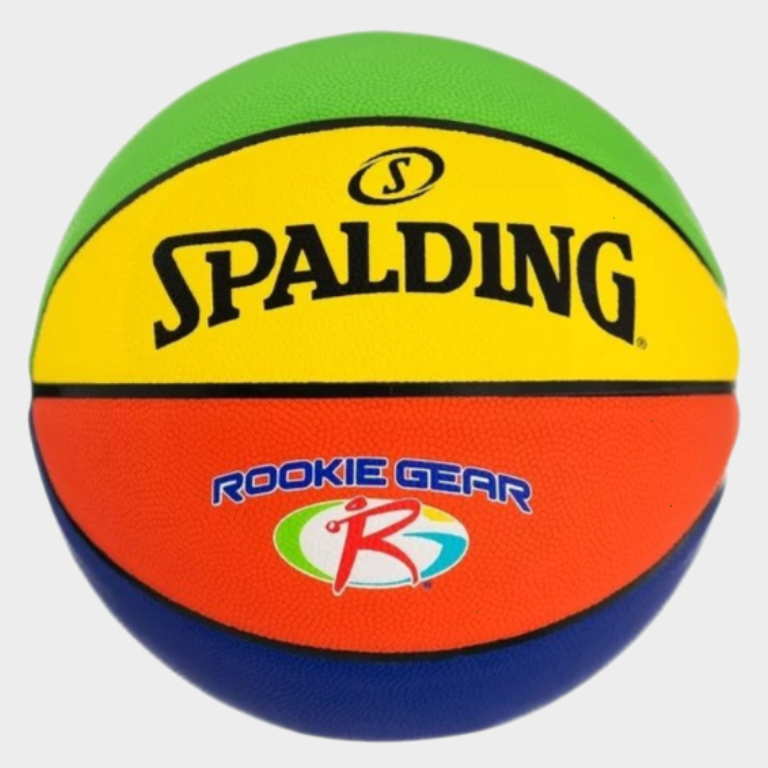 Μπάλα Μπάσκετ Spalding Rookie Gear Multi Color Size 5 84 395Z1 (Size 5/Outdoor)