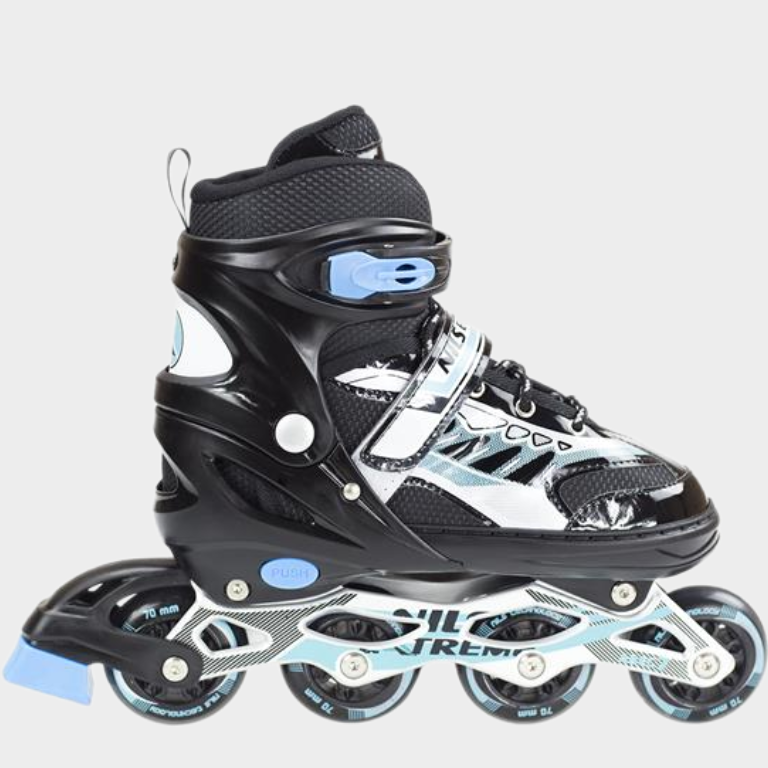 Αυξομειούμενα Πατίνια Roller Nils Extreme Inline Skates Μαύρο NJ 1828 A (Size 35-38)