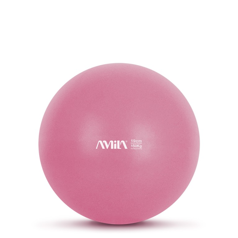 Μπάλα Γυμναστικής Amila Pilates Ball 19cm Ροζ Bulk 95806