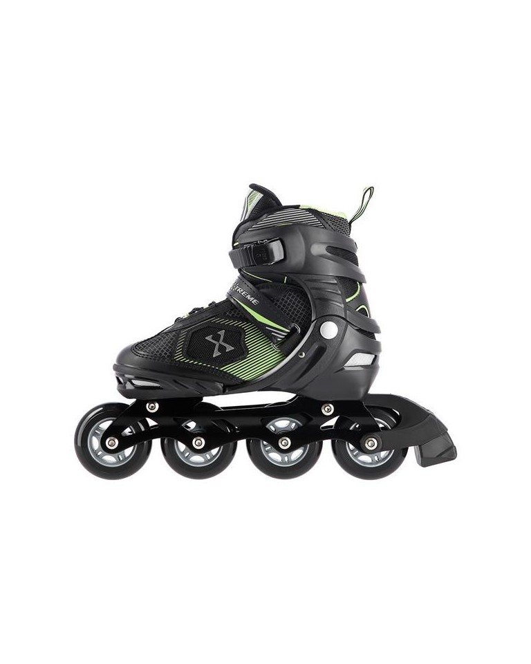 Αυξομειούμενα Πατίνια Roller NA 9080 Μαύρο/Πράσινο IN-LINE SKATES NILS EXTREME