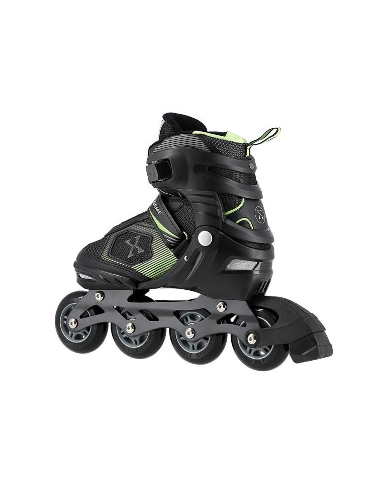 Αυξομειούμενα Πατίνια Roller NA 9080 Μαύρο/Πράσινο IN-LINE SKATES NILS EXTREME