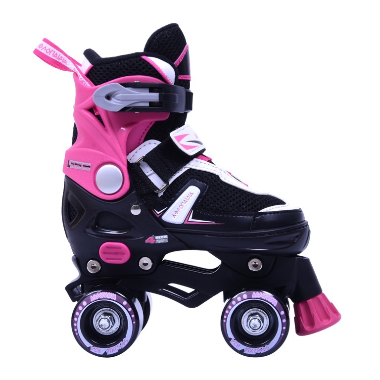 Αυξομειούμενα Roller Skates Αθλοπαιδιά, Φούξια 002.1088/K (Size 33-36)