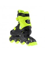 Αυξομειούμενα Πατίνια Roller NJ/NA 0321 Μαύρο/Λαχανί IN-LINE SKATES NILS EXTREME