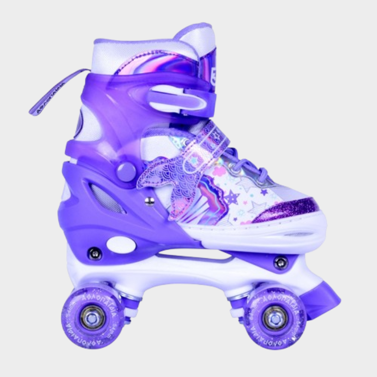 Αυξομειούμενα Roller Skates Αθλοπαιδιά, Λιλά 002.10322/LP (Size 35-38)